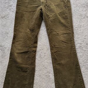 Polo by Ralph Lauren Olive green corduroy bootcut 730-size 36x32